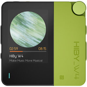 HiBy �I�[���C�������E�|�[�^�u���I�[�f�B�IBluetooth DAC�i�O���[���j W4GREEN HiBy Music�@W4 Green