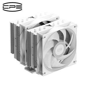 CPS�b�V�[�s�[�G�X 120mm�c�C���^���[�E�T�C�h�t���[�^CPU�N�[���[�i�z���C�g�j �yLGA115X/1200/1700/1851 �� AMD AM4/AM5�Ή��z RT620PRO-WH