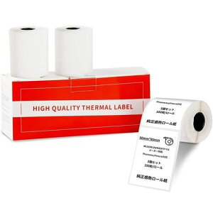 Phomemo(�t�H����) Phomemo M110�p ���M�����x���V�[�����[�� 3�{(100��/1�{)�Z�b�g �����`(W�F50×H�F80mm) �_�C�J�b�g�p�^�i�z���C�g�j PH-XP5080-100-3