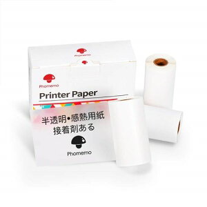 Phomemo(�t�H����) Phomemo M02S/M02Pro�p ���M�����x���V�[���e�[�v 3�{(3.5���[�g��/1�{)�Z�b�g ���F50�~�� �^�C�v�F�A���e�[�v�i����(�N���A)�j PH-Q22-TTRMS