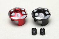 ヨコモ Racing Performer アルミ製 バッテリープラグ キャップ(赤/黒)【RP-121-1】 ラジコンパーツ