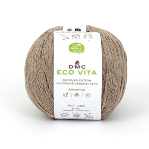 DMC ECO VITA �G�R���B�[�^ ���T�C�N���R�b�g�� �ю� ���� #111 �u���E���n 100g 250m DMC388-111