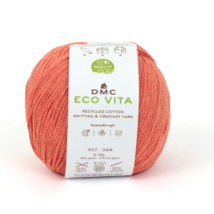 DMC ECO VITA �G�R���B�[�^ ���T�C�N���R�b�g�� �ю� ���� #105 �I�����W�n 100g 250m DMC388-105
