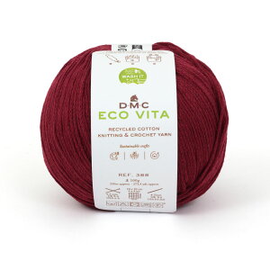DMC ECO VITA �G�R���B�[�^ ���T�C�N���R�b�g�� �ю� ���� #055 ���b�h�n 100g 250m DMC388-055