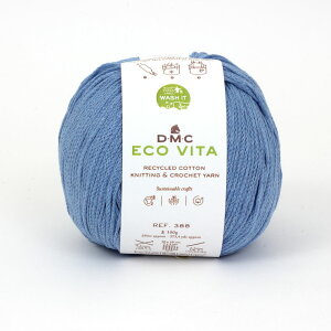 DMC ECO VITA �G�R���B�[�^ ���T�C�N���R�b�g�� �ю� ���� #137 �u���[�n 100g 250m DMC388-137