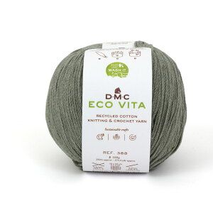 DMC ECO VITA �G�R���B�[�^ ���T�C�N���R�b�g�� �ю� ���� #118 �O���[�n 100g 250m DMC388-118