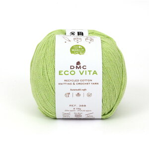DMC ECO VITA �G�R���B�[�^ ���T�C�N���R�b�g�� �ю� ���� #138 �O���[���n 100g 250m DMC388-138