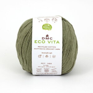 DMC ECO VITA �G�R���B�[�^ ���T�C�N���R�b�g�� �ю� ���� #198 �O���[���n 100g 250m DMC388-198