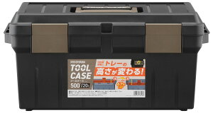 �A�C���X�I�[���} �c�[���P�[�X ��490×���s255×����240mm �u���b�N/�T���h�x�[�W�� TCR-500