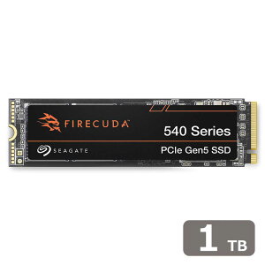 SeagatebV[QCg FireCuda 540 SSD 1TBiM.2 2280 PCIe Gen5x4 NVMe 2.0j iPCIe Gen4Ƃ̉ʌ݊j ZP1000GM3A004