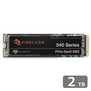 SeagatebV[QCg FireCuda 540 SSD 2TBiM.2 2280 PCIe Gen5x4 NVMe 2.0j iPCIe Gen4Ƃ̉ʌ݊j ZP2000GM3A004