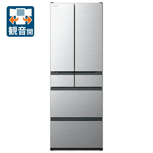 �i�W���ݒu����_A�G���A�̂݁j���� 540L 6�h�A�①�Ɂi���C�g�V���o�[�j R-H54Y-S HITACHI [RH54YS]