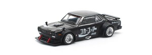 POP RACE 1/64 SKYLINE GT-R DRIFT (HAKOSUKA) - COCA COLA ZERO JP BLACK CHROME�yPR640161�z �~�j�J�[