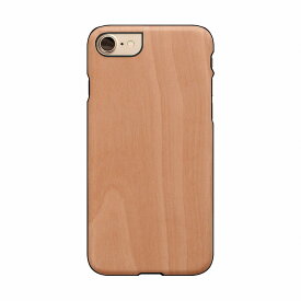 Man＆Wood iPhone SE(第3/2世代)/8/7用 天然木ケース Ampero（ブラックフレーム） I9276I7