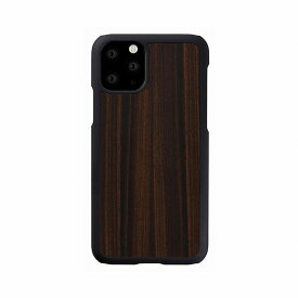 Man＆Wood iPhone 11 Pro用 天然木ケース Ebony I16832I58R