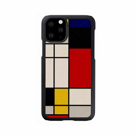 Man＆Wood iPhone 11 Pro Max用 天然木ケース Mondrian Wood I16857I65R