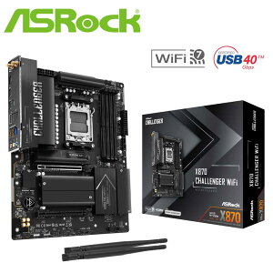 ASRock�b�A�X���b�N ASRock X870 Challenger WiFi �}�U�[�{�[�h�i�u���b�N�j X870CHALLENGERWIFI