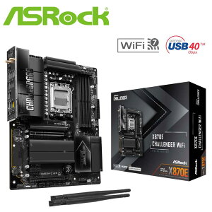 ASRock�b�A�X���b�N ASRock X870E Challenger WiFi �}�U�[�{�[�h�i�u���b�N�j X870ECHALLENGERWIFI