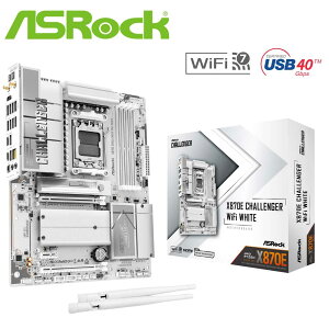ASRock�b�A�X���b�N ASRock X870E Challenger WiFi �}�U�[�{�[�h�i�z���C�g�j X870ECHALLENGERWIFIW