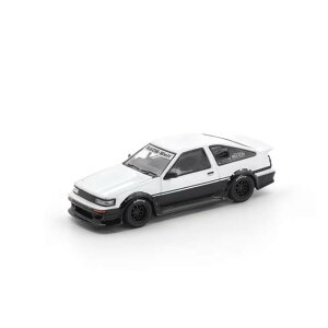 POP RACE 1/64 RWB AE86 �z���C�g/�u���b�N�yPR640496�z �~�j�J�[