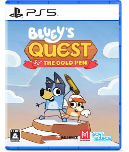 SOFT SOURCE �yPS5�zBluey's Quest for the Gold Pen [ELJM-30923 PS5 �u��- �C�Y �N�G�X�g �t�H- �U �S-���h �y��]