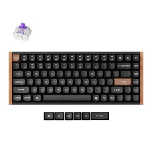Keychron�b�L�[�N���� K2 HE �}�O�l�b�g�X�C�b�`���� QMK ���C�����X �J�X�^���L�[�{�[�h�i�p��z��E�X�y�V�����G�f�B�V���� �u���b�N�j K2H-F1-US