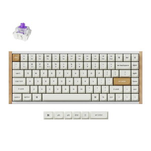 Keychron�b�L�[�N���� K2 HE �}�O�l�b�g�X�C�b�`���� QMK ���C�����X �J�X�^���L�[�{�[�h�i�p��z��E�X�y�V�����G�f�B�V���� �z���C�g�j K2H-Q1-US