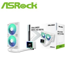 ASRock�b�A�X���b�N �����̌^CPU�N�[���[ Challenger White 240 Digital�i�z���C�g�j CHALLENGER-WH240-DIG