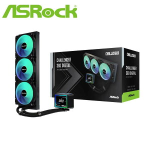 ASRock�b�A�X���b�N �����̌^CPU�N�[���[ Challenger 360 Digital�i�u���b�N�j CHALLENGER-360-DIGI