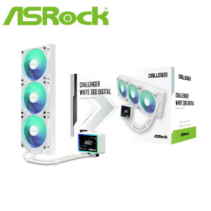 ASRock�b�A�X���b�N �����̌^CPU�N�[���[ Challenger White 360 Digital�i�z���C�g�j CHALLENGER-WH360-DIG