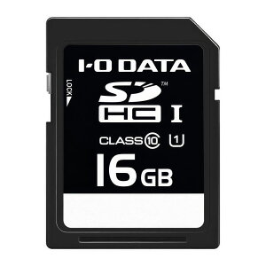 �A�C�E�I�[�E�f�[�^�@��bI-O DATA UHS-I UHS �X�s�[�h�N���X1�Ή� SD�������[�J�[�h 16GB SDU1-16G/NC