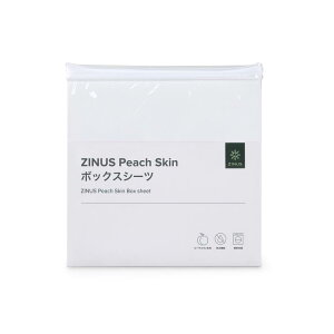 ZINUS JAPAN(�W�k�X) Peach Skin �{�b�N�X�V�[�c �h�� �V���O���i�z���C�g�j ZJ-WMC-S-WH [ZJWMCSWH]