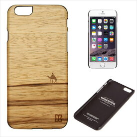 Man＆Wood iPhone6s/6用 天然木ケース ブラックフレーム（Terra） I4474I6