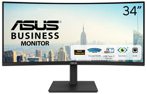 ASUS�b�G�C�X�[�X �t���f�B�X�v���C(34�^/VA/UWQHD 3440×1440/100Hz/4ms)(�u���b�N) VA34VCPSR