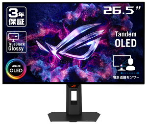 ASUS�b�G�C�X�[�X �Q�[�~���O�t���f�B�X�v���C(26.5�^/WOLED/WQHD 2560×1440/280Hz/0.03ms)(�u���b�N) XG�V���[�Y XG27AQWMG