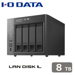 �A�C�E�I�[�E�f�[�^�@��bI-O DATA �@�l����4�h���C�uNAS�i�l�b�g���[�NHDD) 8TB LAN DISK �iHDL4-LX�V���[�Y�j HDL4-LX08
