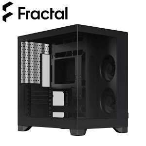 Fractal Design�b�t���N�^���f�U�C�� �~�h���^���[�^PC�P�[�X Pop 2 Vision Black TG�i�u���b�N�j FD-C-POV2A-01