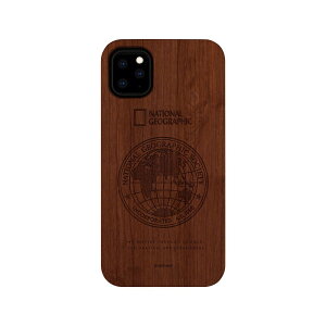 National Geographic iPhone 11 Pro�p Global Seal Nature Wood�i���[�Y�E�b�h�j NG17136I58R