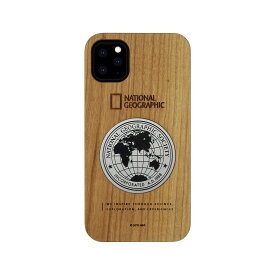 National Geographic iPhone 11 Pro用 Metal-Deco Wood Case（チェリーウッド） NG17140I58R