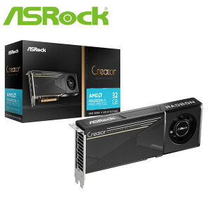ASRock�b�A�X���b�N ASRock Radeon AI PRO R9700 CREATOR 32GB �O���t�B�b�N�{�[�h�i�u���b�N�j R9700CT32G