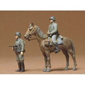 タミヤ 1/35 ドイツ将校 乗馬セット【35053】 プラモデル