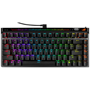 ASUS�i�G�C�X�[�X�j �Q�[�~���O�L�[�{�[�h ROG Falchion Ace 75 HE Gaming Keyboard �i���s�b�h�g���K�[�Ή� ROG HFX V2X���C�X�C�b�` �p��z�� �u���b�N�j FALCHIONACE75HEBKV2