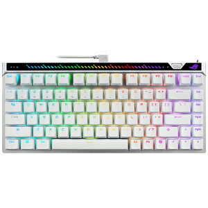 ASUS�i�G�C�X�[�X�j �Q�[�~���O�L�[�{�[�h ROG Falchion Ace 75 HE Gaming Keyboard �i���s�b�h�g���K�[�Ή� ROG HFX V2X���C�X�C�b�` �p��z�� �z���C�g�j FALCHIONACE75HEWTV2