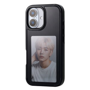 �G���R�� iPhone 16 �d�q�y�[�p�[�f�B�X�v���C �n�C�u���b�h�P�[�X �w�ʃf�B�X�v���C���� �����ւ� �������i�u���b�N�j PM-A24AEINK01BK