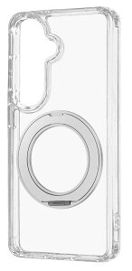 MS Products Galaxy S26�p �Ϗ��E�ϏՌ��n�C�u���b�h�P�[�X �uUTILO Hybrid mag swing�v�i�N���A/�V���o�[�j LEPLUS LN-26SG1CTHMSCL