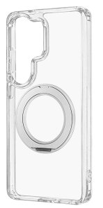 MS Products Galaxy S26 Ultra�p �ϏՌ��n�C�u���b�h�P�[�X �uUTILO Hybrid mag swing�v�i�N���A/�V���o�[�j LEPLUS LN-26SG2CTHMSCL
