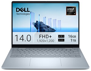 DELL�b�f�� �m�[�g�p�\�R�� Dell 14 Plus 2-in-1 DB04255(14�^/Windows11/Ryzen AI 7 350/������ 16GB/SSD 1TB/�^�b�`�p�l��)�A�C�X�u���[ CCL74P-FWJ
