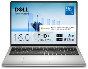 DELL�b�f�� �m�[�g�p�\�R�� Dell 16 DC16250(16�^/Windows11/Core 5 120U/������ 8GB/SSD 512GB/Office)�v���`�i�V���o�[ ND46-GNM3SJ