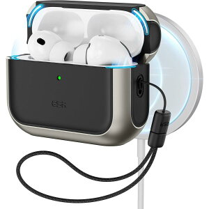 ESR AirPods Pro 3�p HaloLock ���� Orbit Hybrid�P�[�X�iTitanium�j 1C02000202