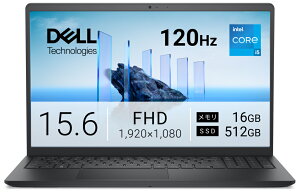 DELL�b�f�� �m�[�g�p�\�R�� Dell 15 DC15250(15.6�^/Windows11/Core i5 1334U/������ 16GB/SSD 512GB)�J�[�{���u���b�N ND55-GHBJ